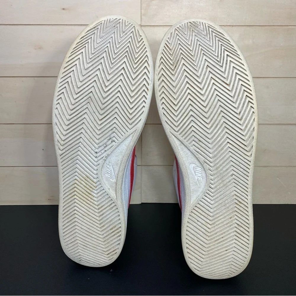 Nike Court Royale 2 Mid White Red Men's Size 9.5 Shoes Sneakers CQ9179-101 - Picture 8 of 11